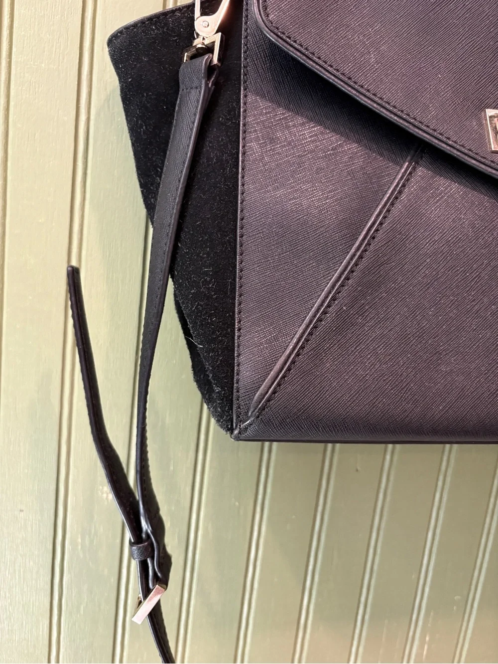 Kate Spade Classic Black Structured Satchel Handbag